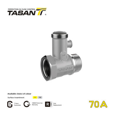 Manual Forged 1/2 Inch Brass Safety Valve For Commercial Heating System 70A