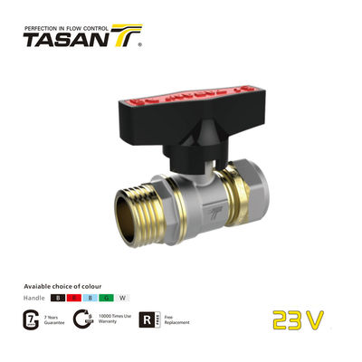 Manual Tasan Valves T Handle Ball Valve For Multilayer Pipe 23V