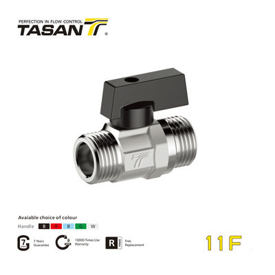 TASAN Antiwear  1/4&quot;-3/4&quot; Brass Gas Ball Valve With L Handle Manual Power 11F