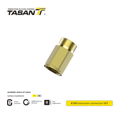OEM M/F Brass Pipe Fittings Brass Male Adapter For Non Aggressive Fluid