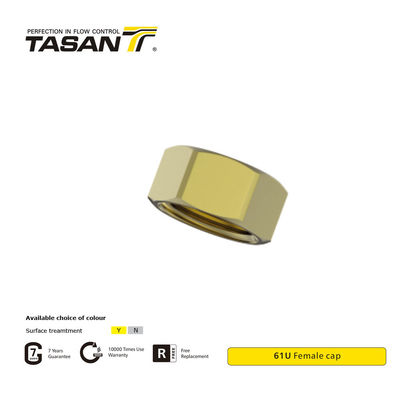 Air Condition System 1 Inch Brass Fittings Female Cap High Durability